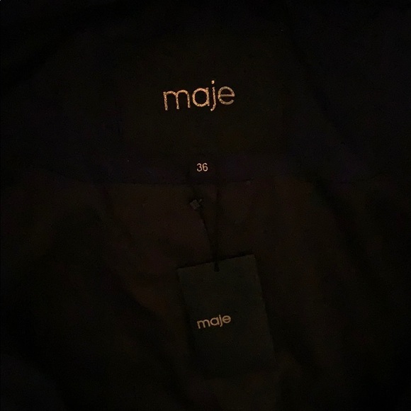 Brand New Maje Navy Parka - Picture 2 of 2